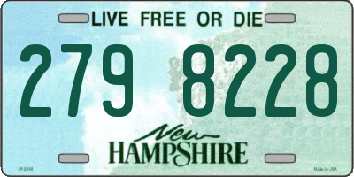 NH license plate 2798228
