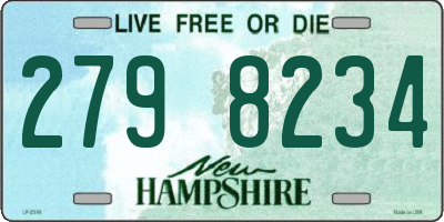 NH license plate 2798234