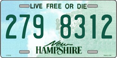 NH license plate 2798312