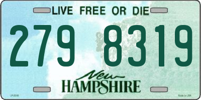 NH license plate 2798319