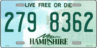 NH license plate 2798362