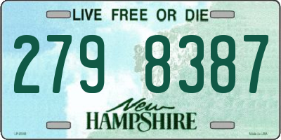 NH license plate 2798387