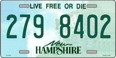 NH license plate 2798402