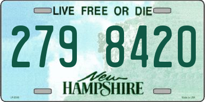 NH license plate 2798420
