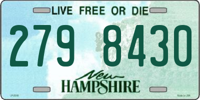 NH license plate 2798430