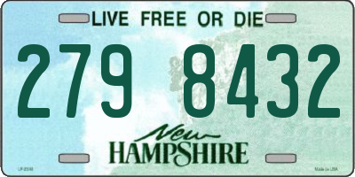NH license plate 2798432