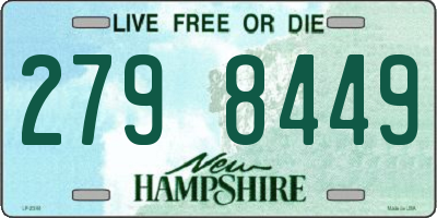NH license plate 2798449