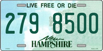 NH license plate 2798500