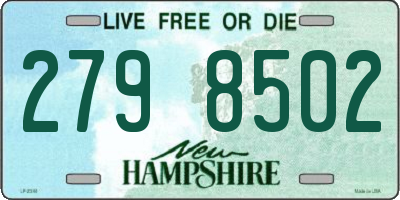 NH license plate 2798502