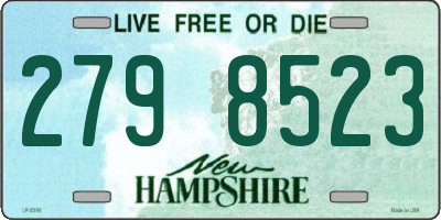 NH license plate 2798523