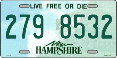 NH license plate 2798532