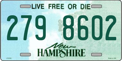 NH license plate 2798602