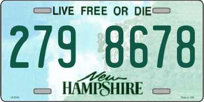 NH license plate 2798678