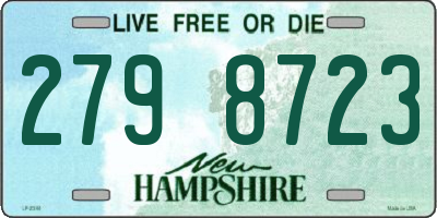 NH license plate 2798723