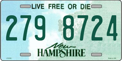 NH license plate 2798724