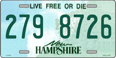 NH license plate 2798726