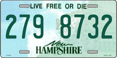 NH license plate 2798732
