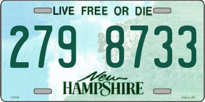 NH license plate 2798733
