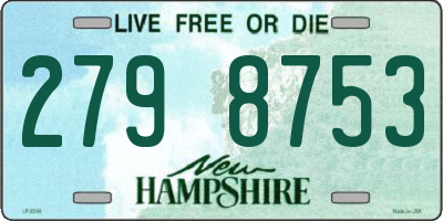 NH license plate 2798753