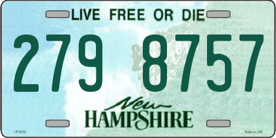 NH license plate 2798757