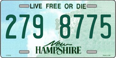 NH license plate 2798775
