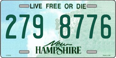 NH license plate 2798776