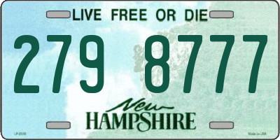 NH license plate 2798777