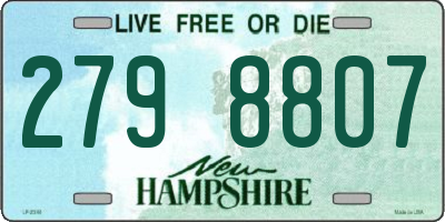 NH license plate 2798807