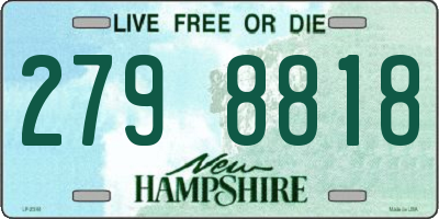 NH license plate 2798818