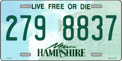 NH license plate 2798837