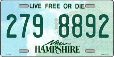 NH license plate 2798892