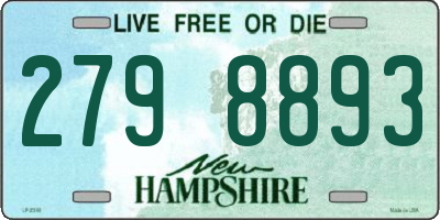 NH license plate 2798893
