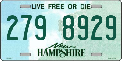 NH license plate 2798929