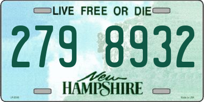 NH license plate 2798932