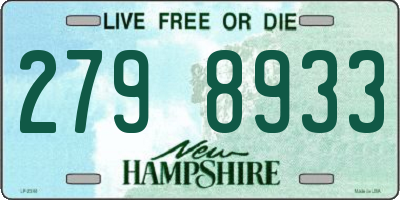 NH license plate 2798933