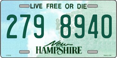 NH license plate 2798940