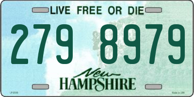 NH license plate 2798979