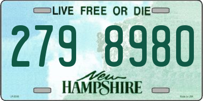 NH license plate 2798980