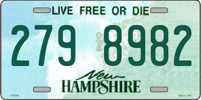 NH license plate 2798982
