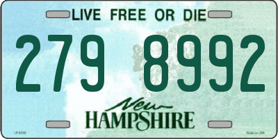 NH license plate 2798992