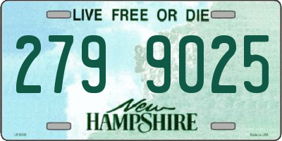 NH license plate 2799025