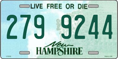 NH license plate 2799244