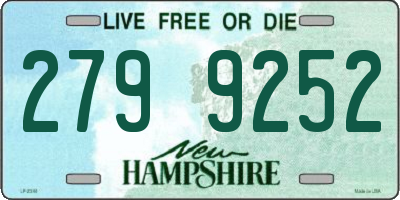 NH license plate 2799252