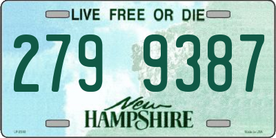 NH license plate 2799387