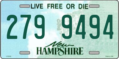 NH license plate 2799494