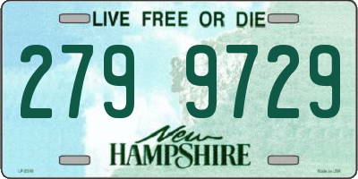 NH license plate 2799729