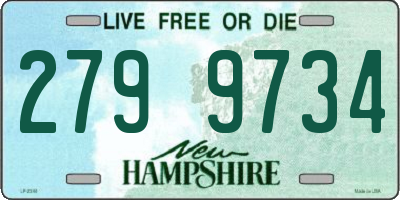 NH license plate 2799734