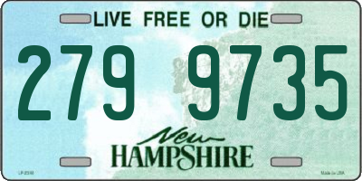 NH license plate 2799735