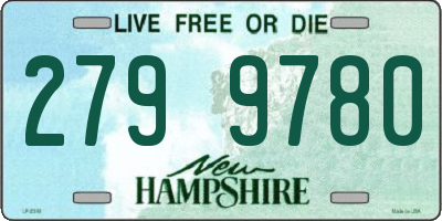 NH license plate 2799780