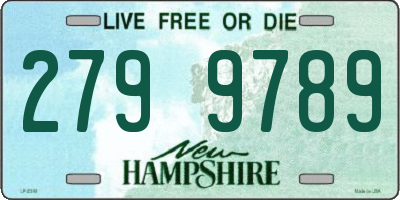 NH license plate 2799789